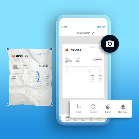 Adobe scan screenshot