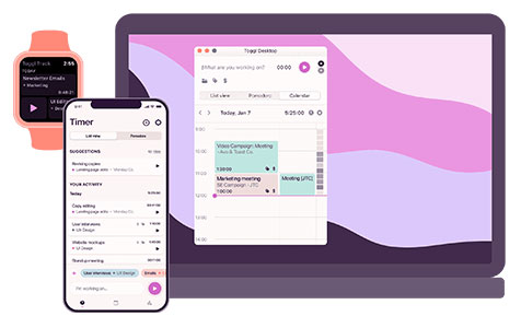 Toggl-track screenshot