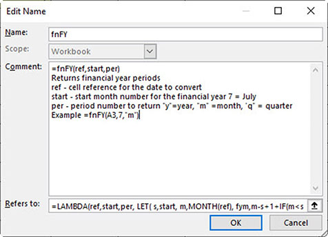 Excel screenshot