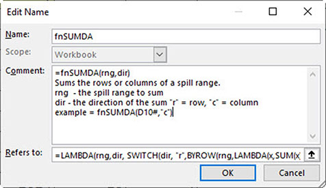 Excel screenshot
