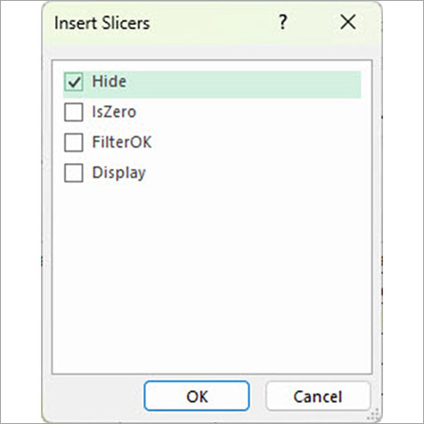 Excel screenshot