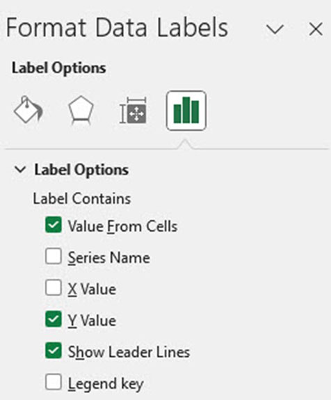 Excel screenshot