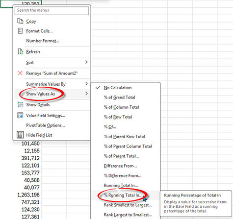 Excel screenshot
