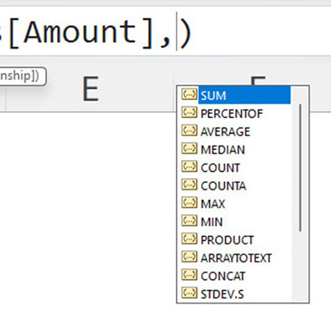 Excel screenshot