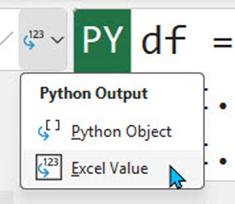 Excel screenshot