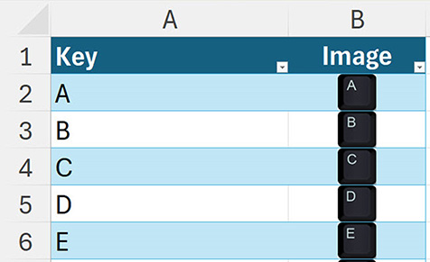 Excel screenshot