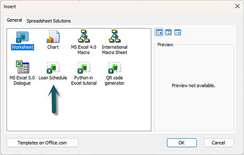Excel screenshot
